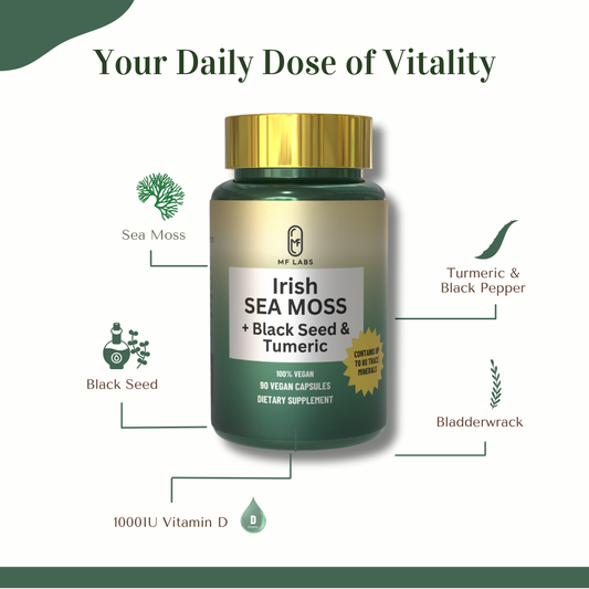 Irish Seamoss with Black Seed Oil & Turmeric