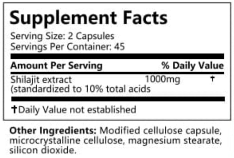 Pure Himalayan Shilajit Extract